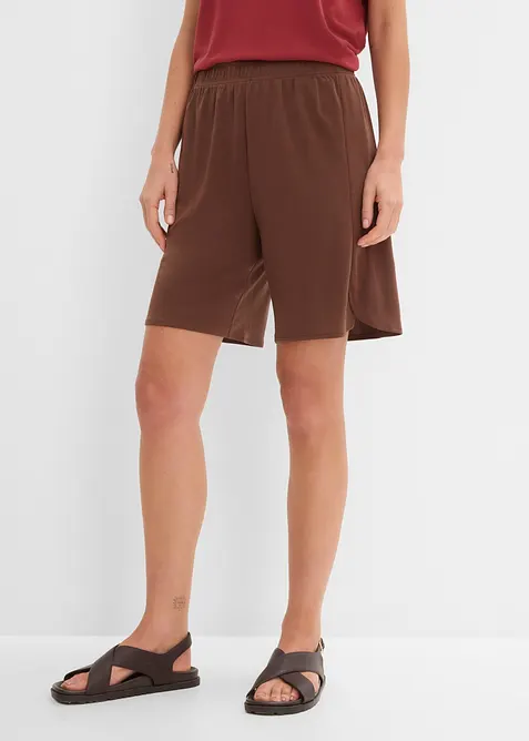 Bermuda con elastico in vita in misto viscosa morbido, bonprix