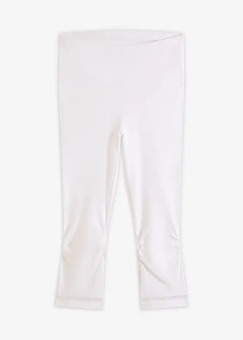 Leggings a pinocchietto con glitter (pacco da 2), bonprix