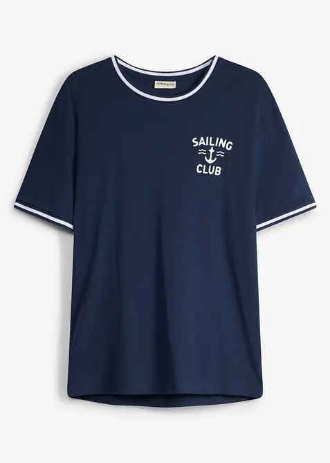 T-shirt in piquet di puro cotone biologico, bonprix
