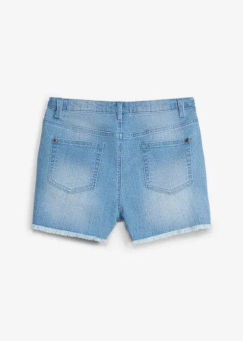 Shorts di jeans con cotone biologico, vita media, bonprix