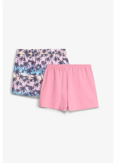 Shorts in jersey di puro cotone biologico (pacco da 2), bonprix