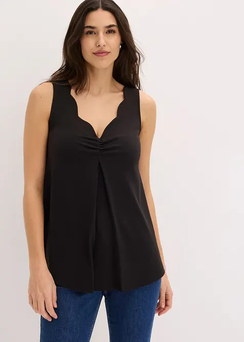 Top con scollatura profonda, bonprix