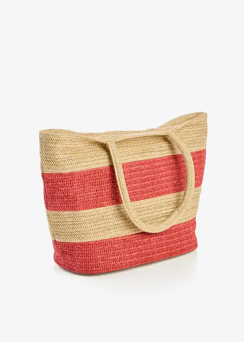 Borsa shopper effetto paglia, bonprix
