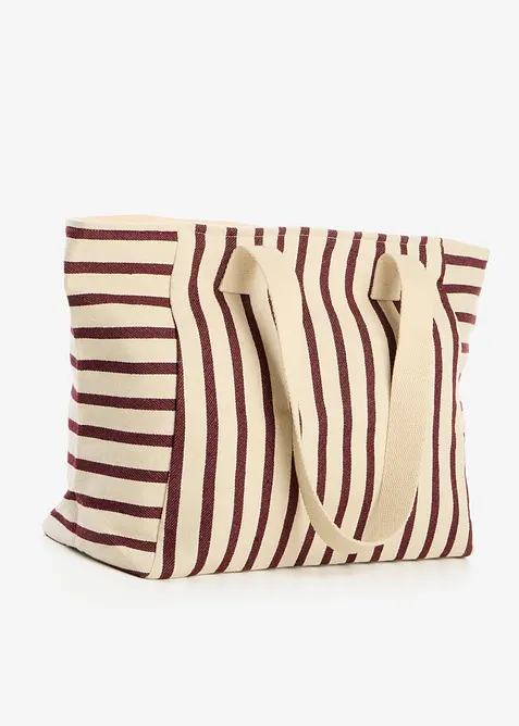 Borsa shopper grande in tela, bonprix