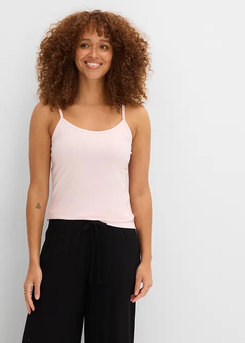 Top con spalline sottili regolabili (pacco da 6), bonprix