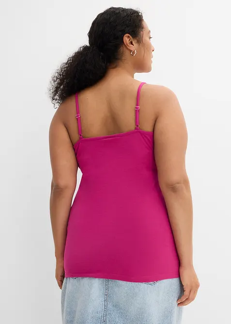 Top con spalline sottili regolabili (pacco da 6), bonprix