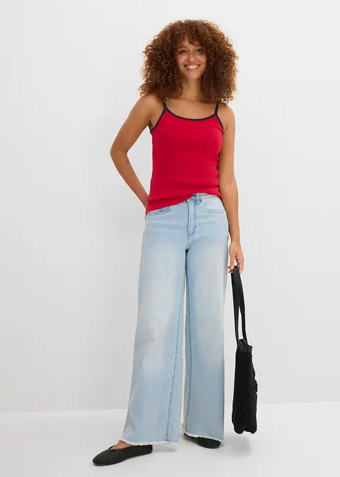 Top con spalline sottili (pacco da 6), bonprix