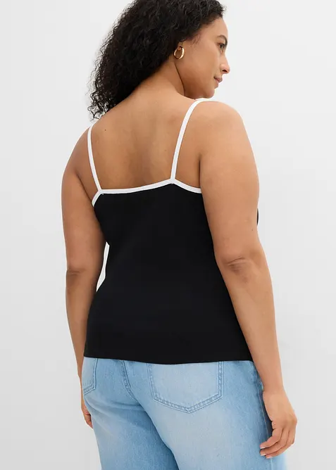 Top con spalline sottili (pacco da 6), bonprix