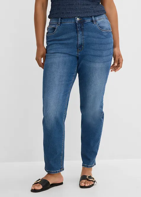 Jeans slim fit, vita alta, bonprix
