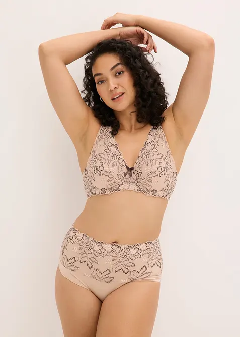 Reggiseno minimizer con pizzo delicato, bonprix