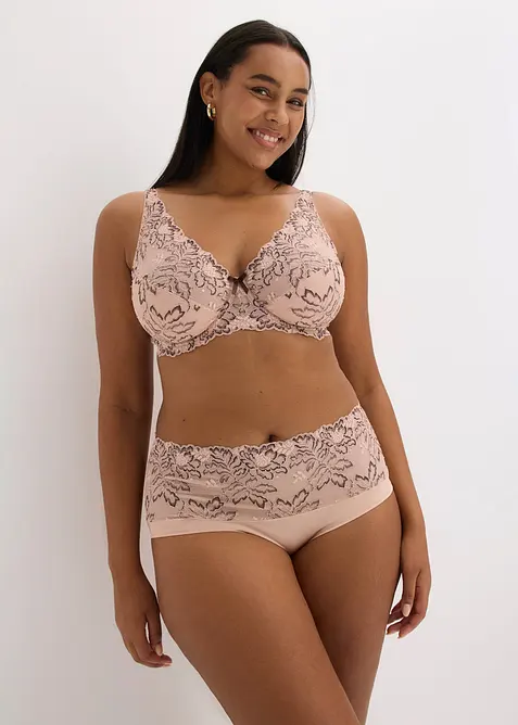 Reggiseno minimizer con pizzo delicato, bonprix