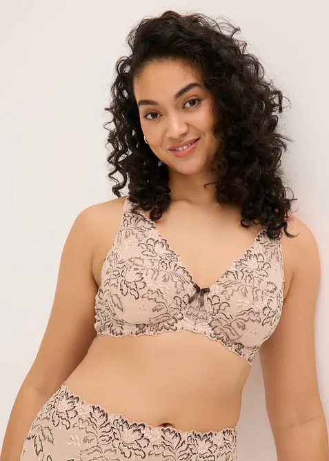 Reggiseno minimizer con pizzo delicato, bonprix