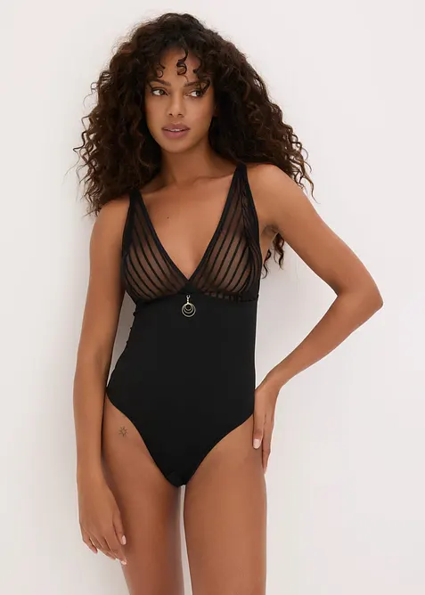 Body con perizoma ouvert, bonprix