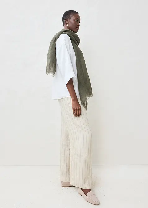 Camicetta oversize in puro lino, bonprix