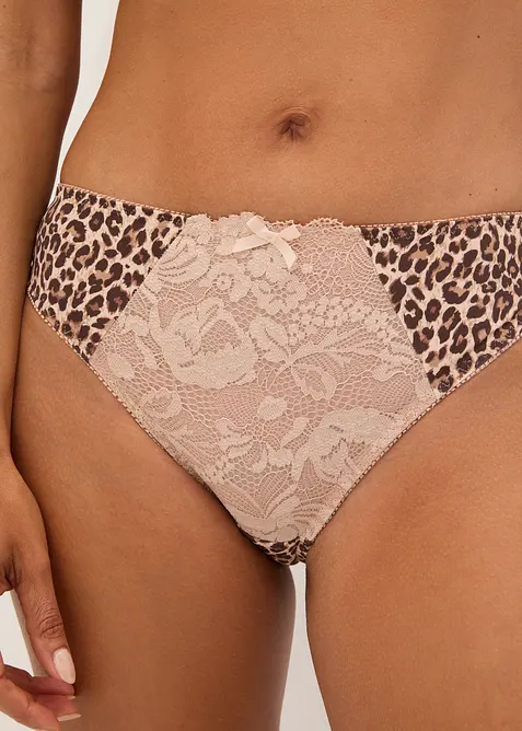 Slip leopardati, bonprix