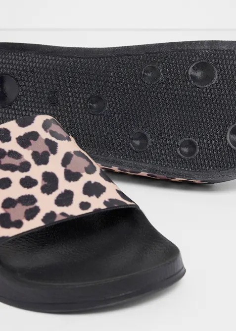 Ciabattine animalier, bonprix