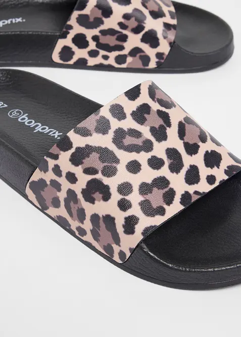 Ciabattine animalier, bonprix