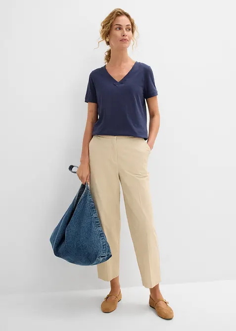 T-shirt in puro cotone, bonprix