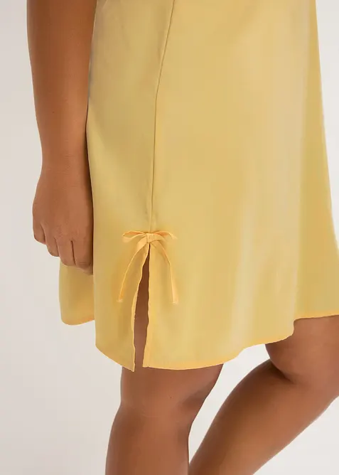 Sottoveste di satin con ricamo delicato, bonprix