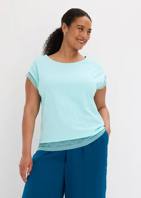 Maglia boxy in cotone, bonprix
