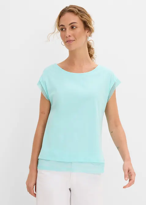 Maglia boxy in cotone, bonprix