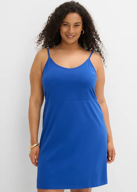 Abito in jersey di cotone biologico elasticizzato, bonprix