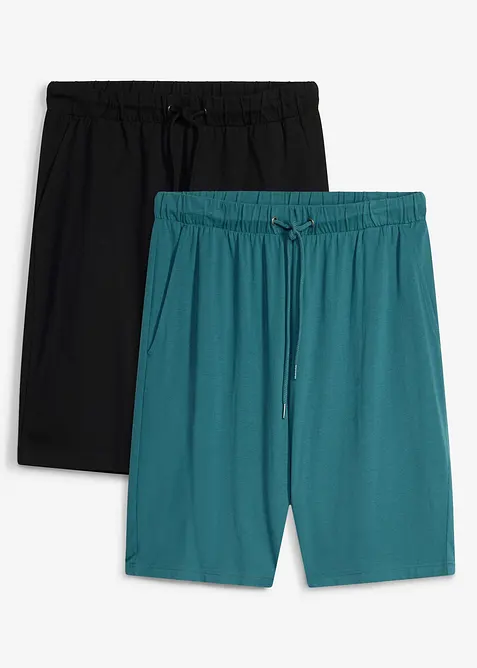 Bermuda in jersey leggero (pacco da 2), bonprix