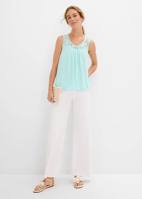 Top in misto viscosa, bonprix