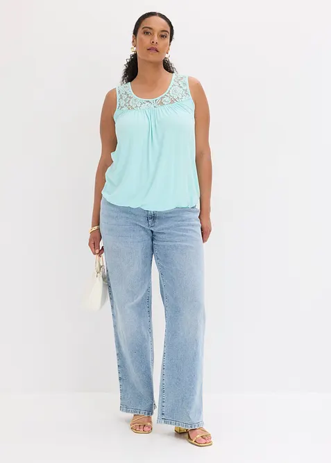 Top in misto viscosa, bonprix