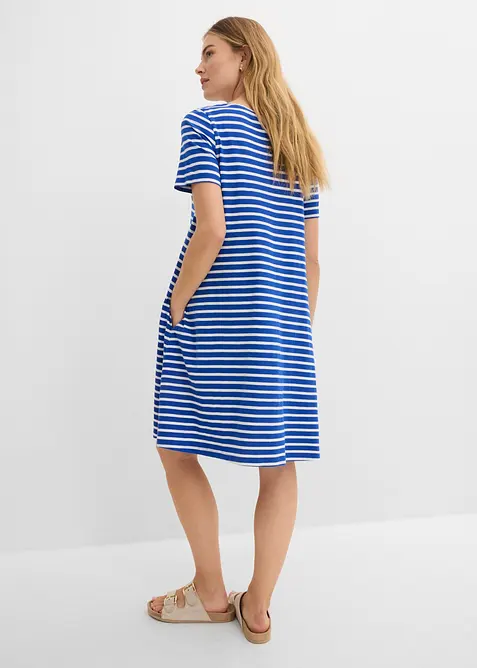 Abito di jersey in filato fiammato di cotone, bonprix