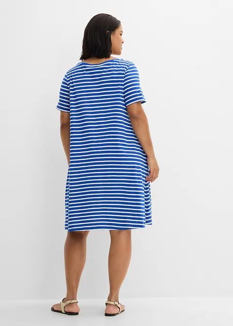 Abito di jersey in filato fiammato di cotone, bonprix