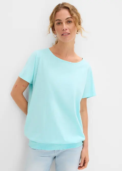 Pantaloni in viscosa con elastico in vita, bonprix