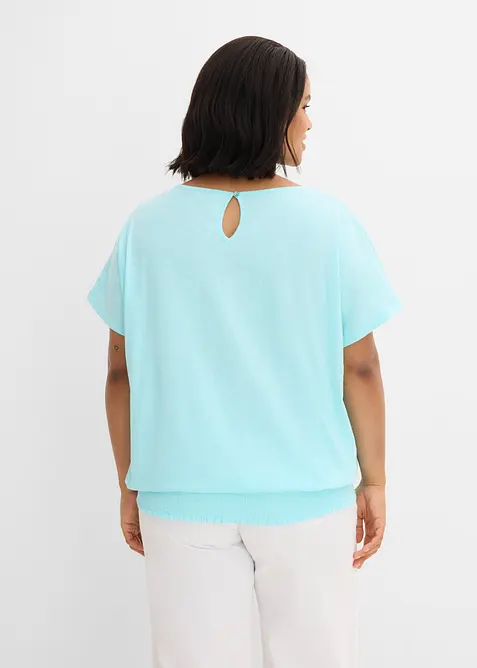 Pantaloni in viscosa con elastico in vita, bonprix