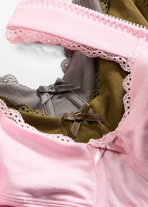 Reggiseno con ferretto e cotone biologico (pacco da 3), bonprix