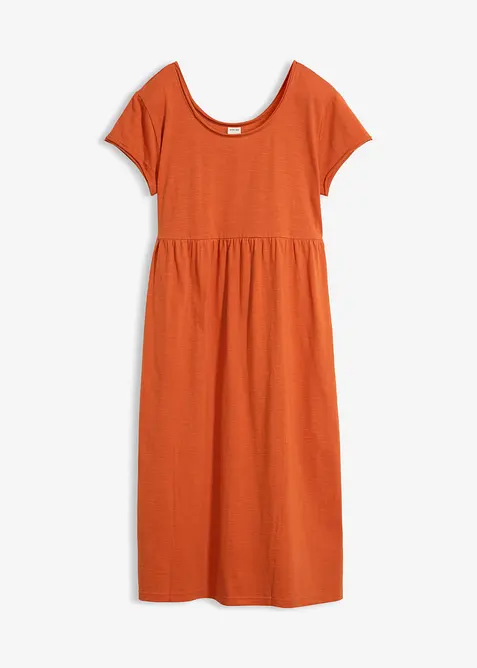 Abito midi in puro cotone biologico, bonprix