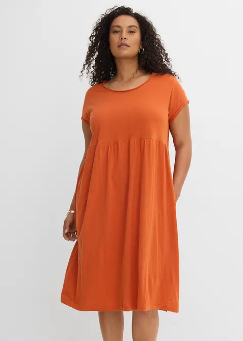 Abito midi in puro cotone biologico, bonprix