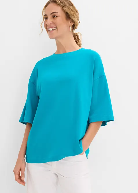 Maxi maglia in puro cotone biologico pesante, bonprix
