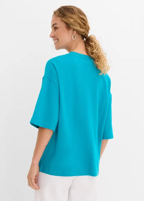 Maxi maglia in puro cotone biologico pesante, bonprix