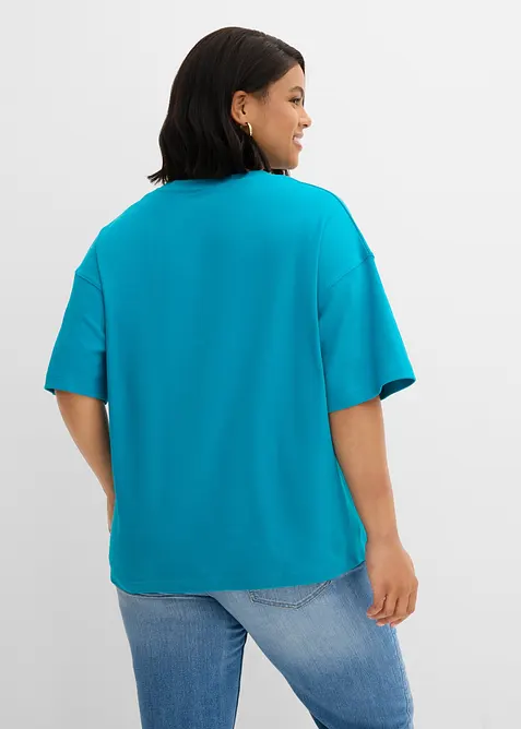 Maxi maglia in puro cotone biologico pesante, bonprix