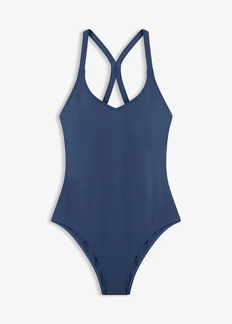 Costume sportivo ad asciugatura rapida con spalline olimpioniche, bonprix