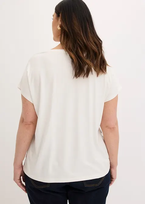 Maglia oversize con applicazione di pizzo, bonprix