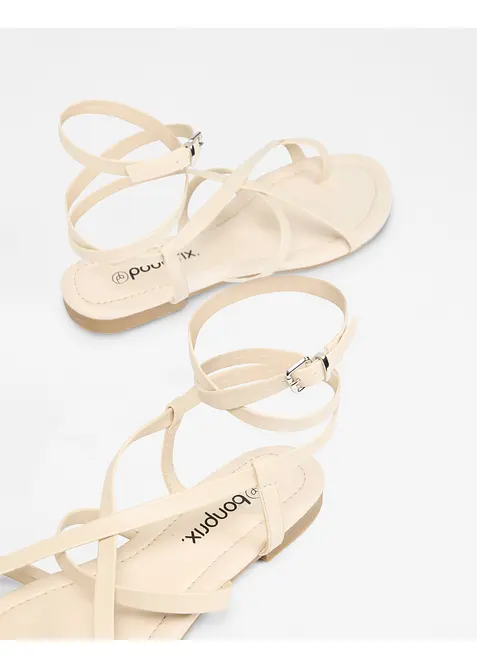 Sandali con cinturini intrecciati, bonprix