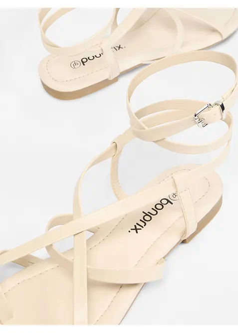 Sandali con cinturini intrecciati, bonprix