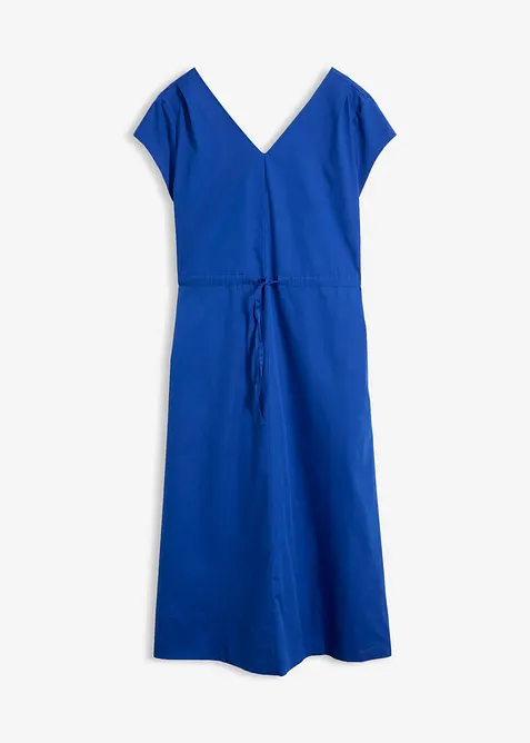 Abito in popeline di cotone con coulisse regolabile, bonprix