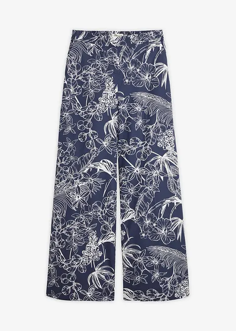 Pantaloni larghi in puro cotone, bonprix