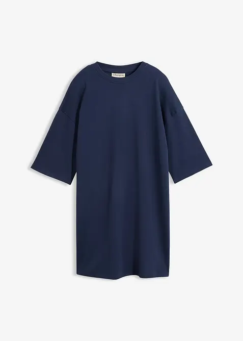 Abito oversize in maglina di cotone biologico pesante, bonprix