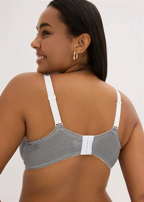 Reggiseno t-shirt non imbottito con ferretto e cotone biologico (pacco da 2), bonprix