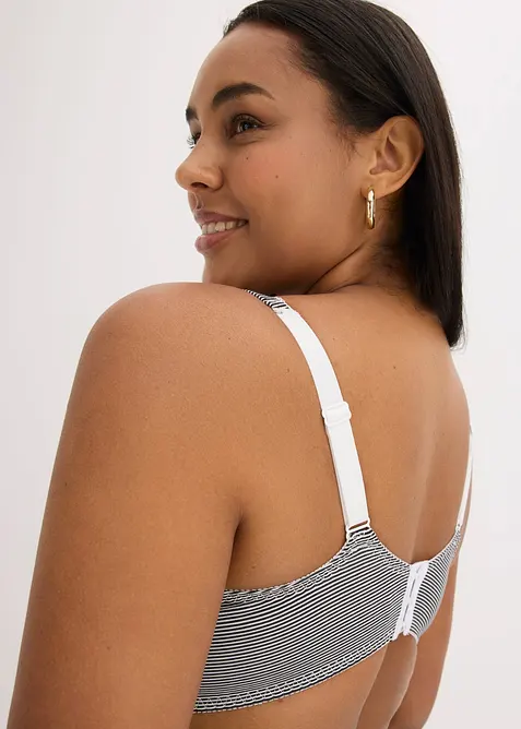 Reggiseno t-shirt non imbottito con ferretto e cotone biologico (pacco da 2), bonprix
