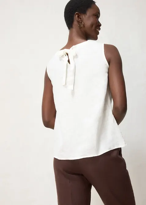 Top in puro lino, bonprix