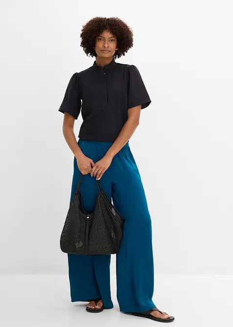 Blusa in misto viscosa, bonprix